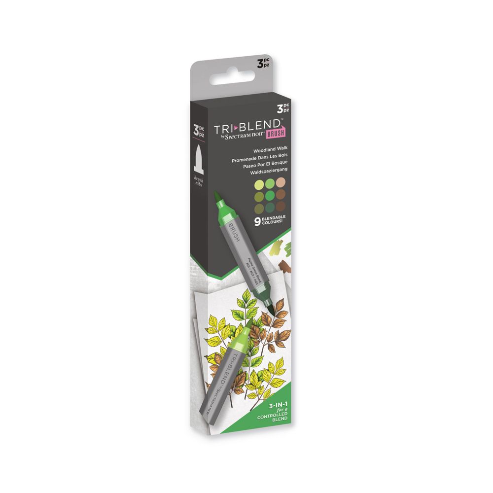 Spectrum Noir TriBlend Brush - Woodland Walk 3pc