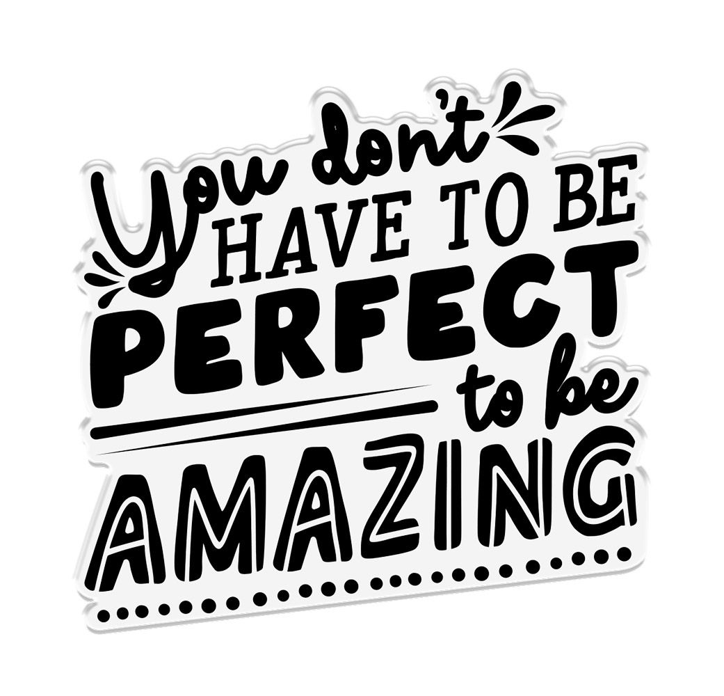 Crafters Companion - Photopolymer Stamp - Be amazing