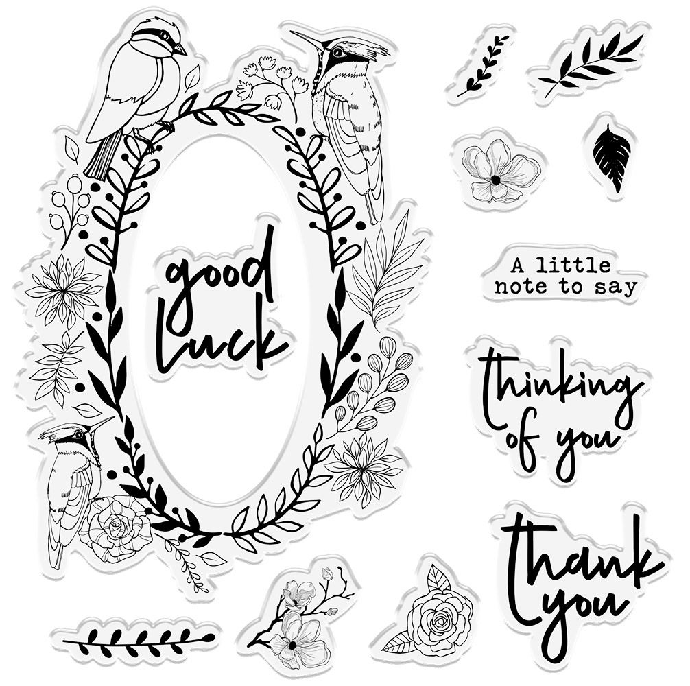 Crafters Companion Photopolymer Stamp - Birds & Branches