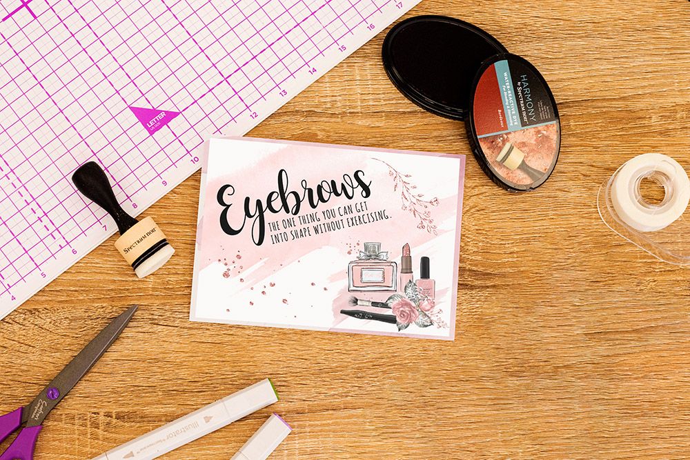 CC - Clear Acrylic Stamps - Eyebrows