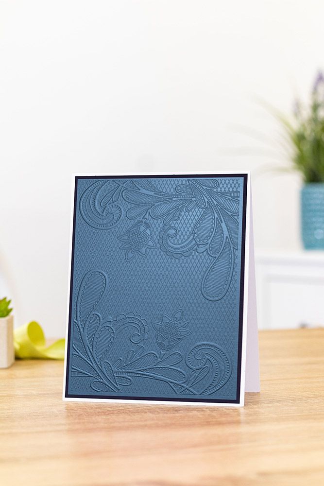 Gemini 5 x 7 3D Embossing Folder - Gossamer Lace
