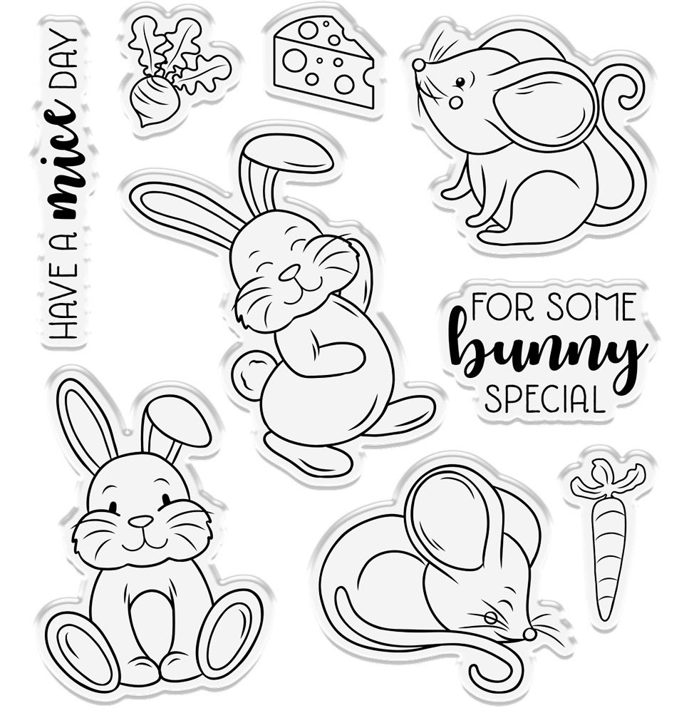 Gemini Cute Character Stamp & Die - Some Bunny Special