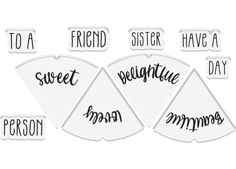 Gemini Reveal Wheel Stamp and Die - Sweet Delight