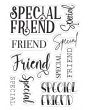 Crafters Companion Photopolymer Stamp - Special Friend