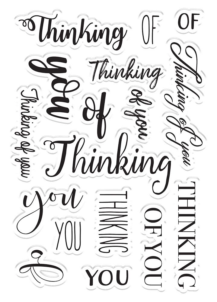 Crafters Companion Photopolymer Stamp - Thinking of You