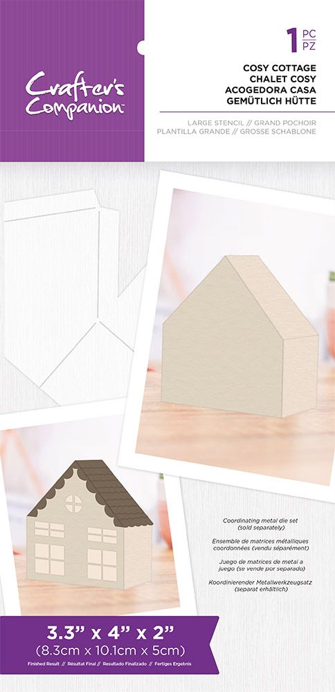 Crafters Companion - Template - Thatched Cottage
