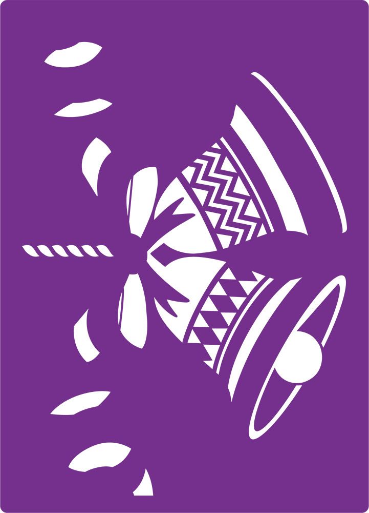 Gemini 3D Embossing Folder & Stencil - Jingle Bells