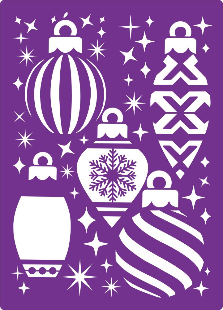 Gemini 3D Embossing Folder & Stencil - Delicate Decorations