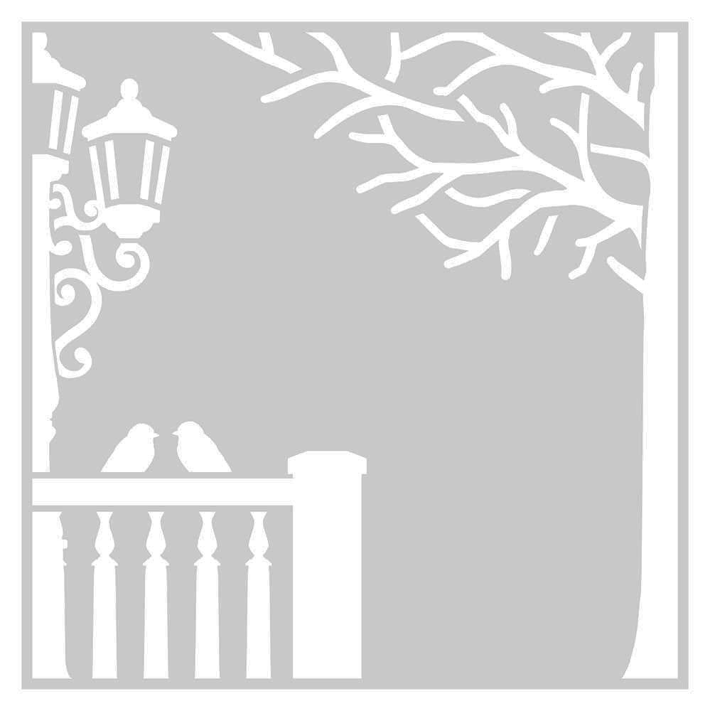 Crafters Companion Silhouette Stencils and Photopolymer stamp - You are the One
