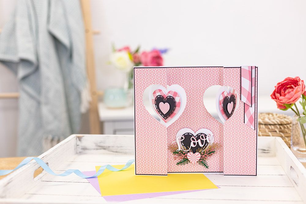 Gemini Elements Die Swing Card - Heart