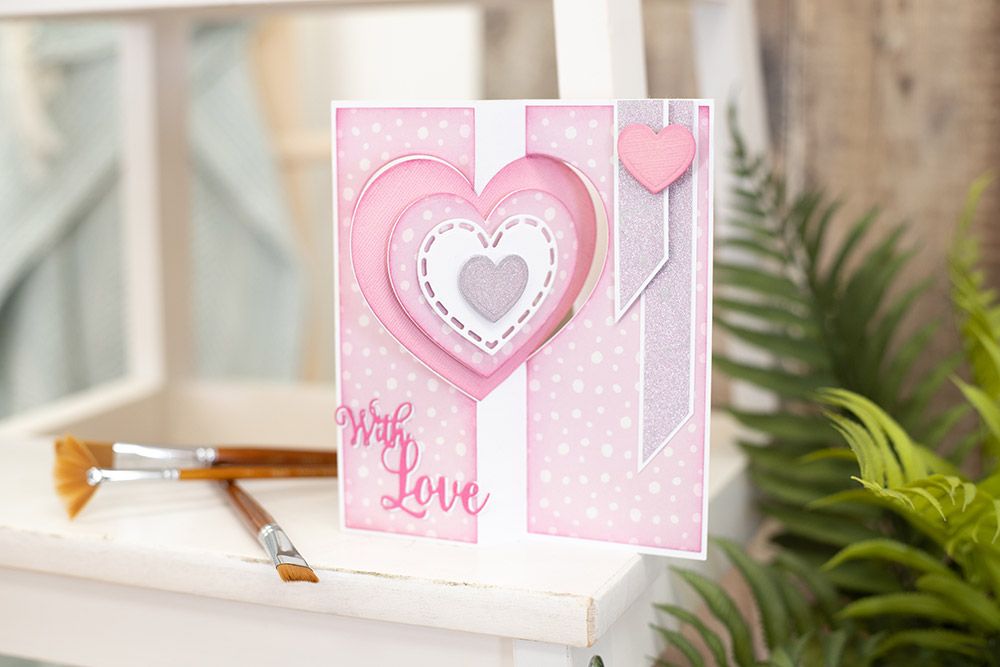 Gemini Elements Die Swing Card - Heart