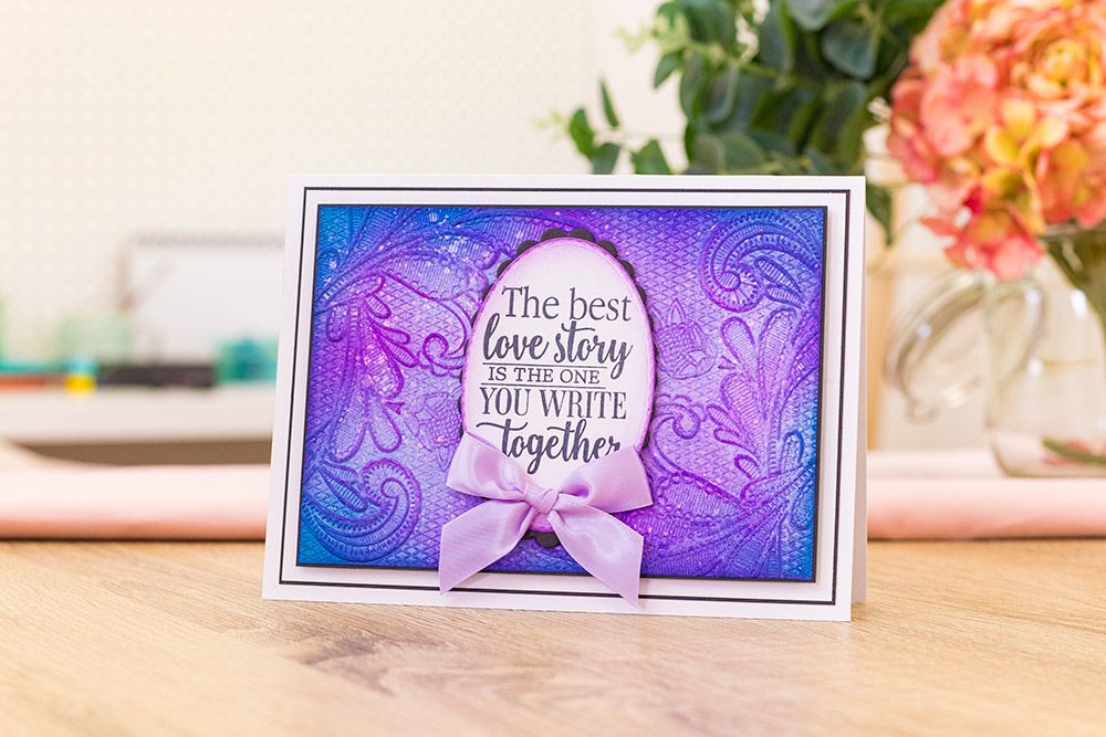 Gemini 5 x 7 3D Embossing Folder - Gossamer Lace