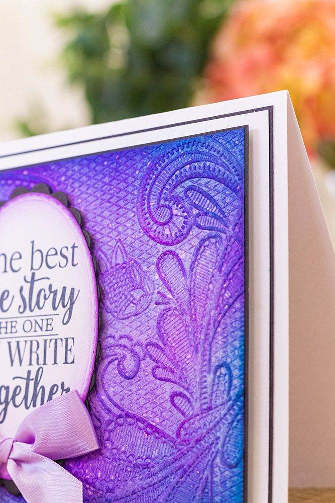 Gemini 5 x 7 3D Embossing Folder - Gossamer Lace