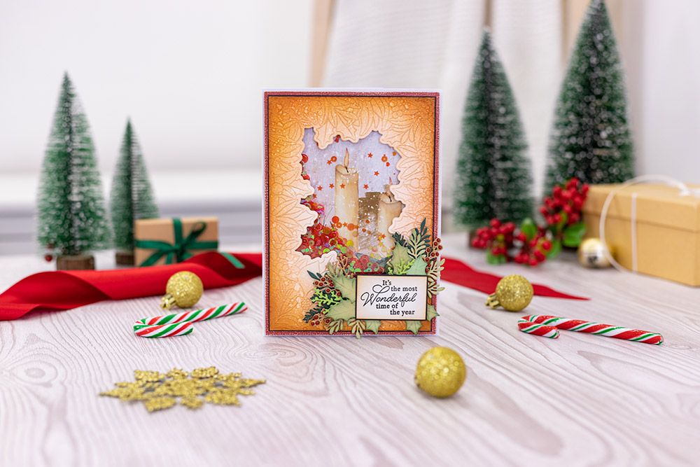 Tis the Season A4 Luxury Linen Card