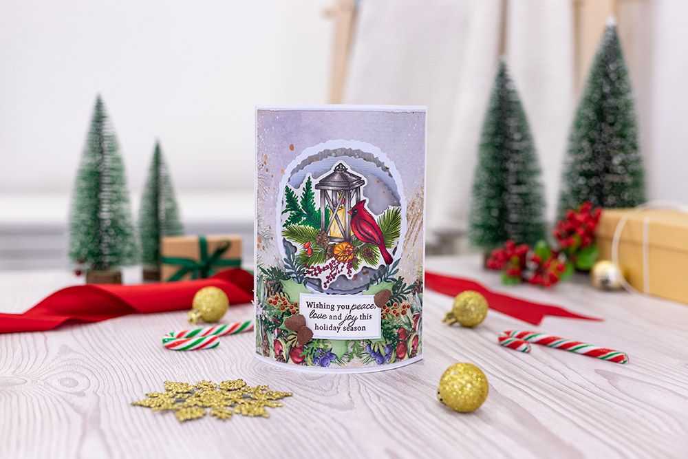 Tis the Season A4 Luxury Linen Card