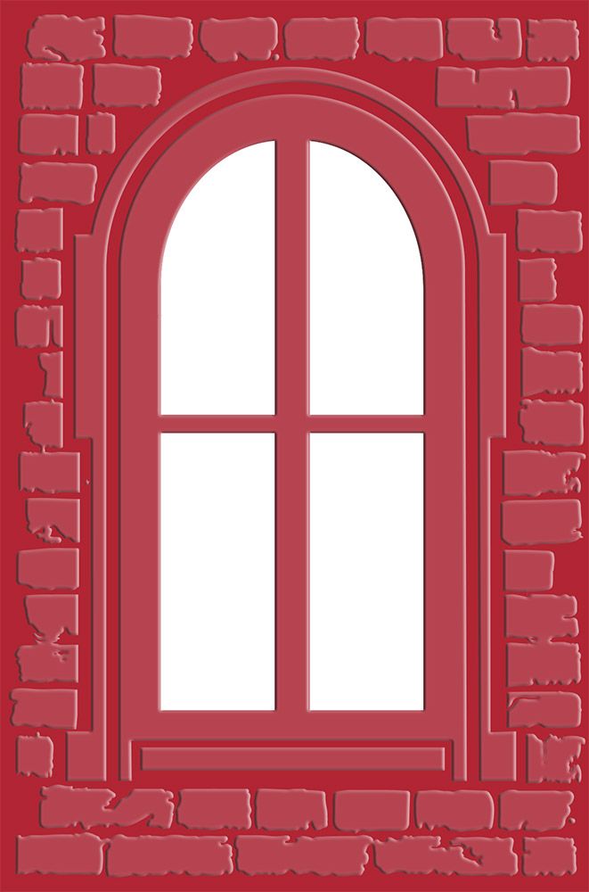 Sara Signature Twas the Night Before Christmas 4 x 6" Cut & Emboss Folder - Traditional Window