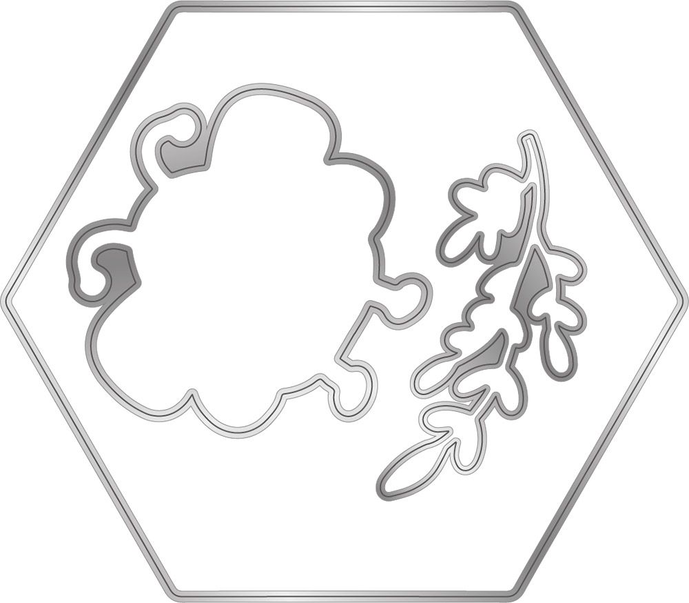 Gemini Stamp & Die - Twirling Bee