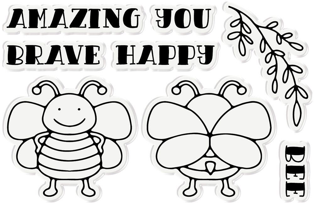 Gemini Stamp & Die - Twirling Bee