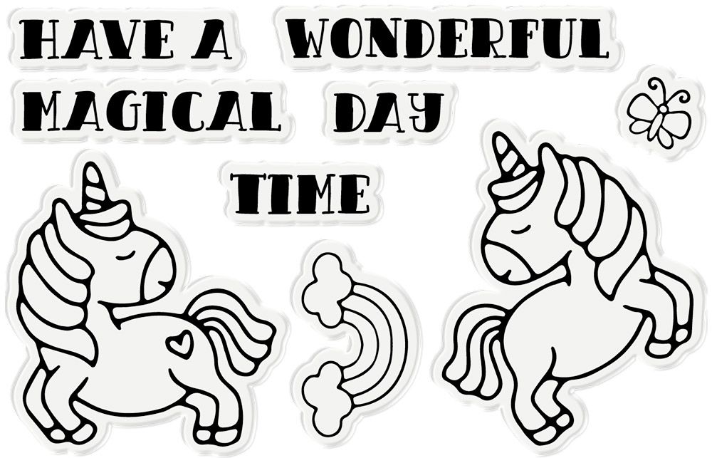 Gemini Stamp & Die - Twirling Unicorn