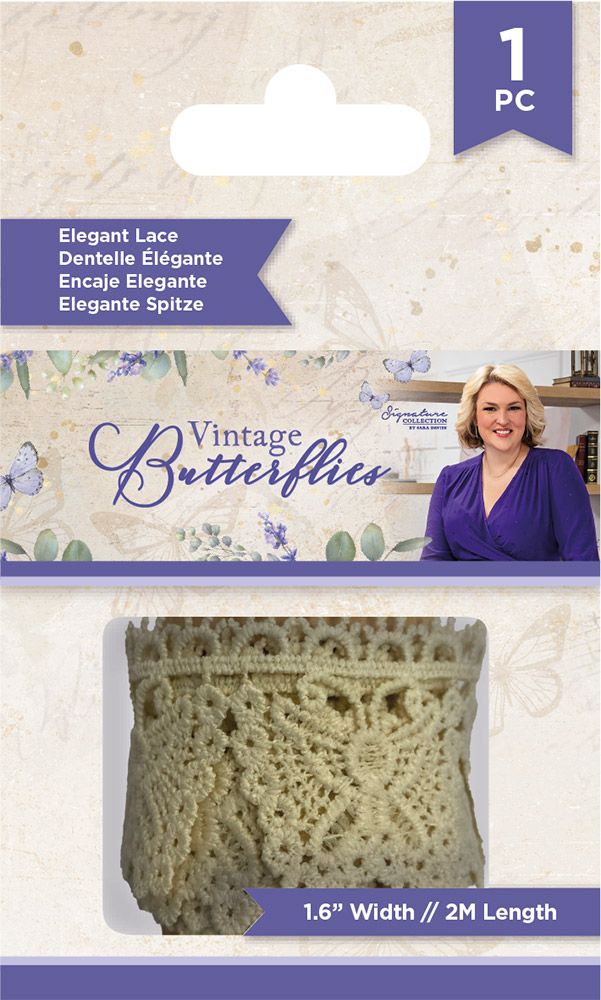 Sara Signature - Vintage Butterflies - Elegant Lace