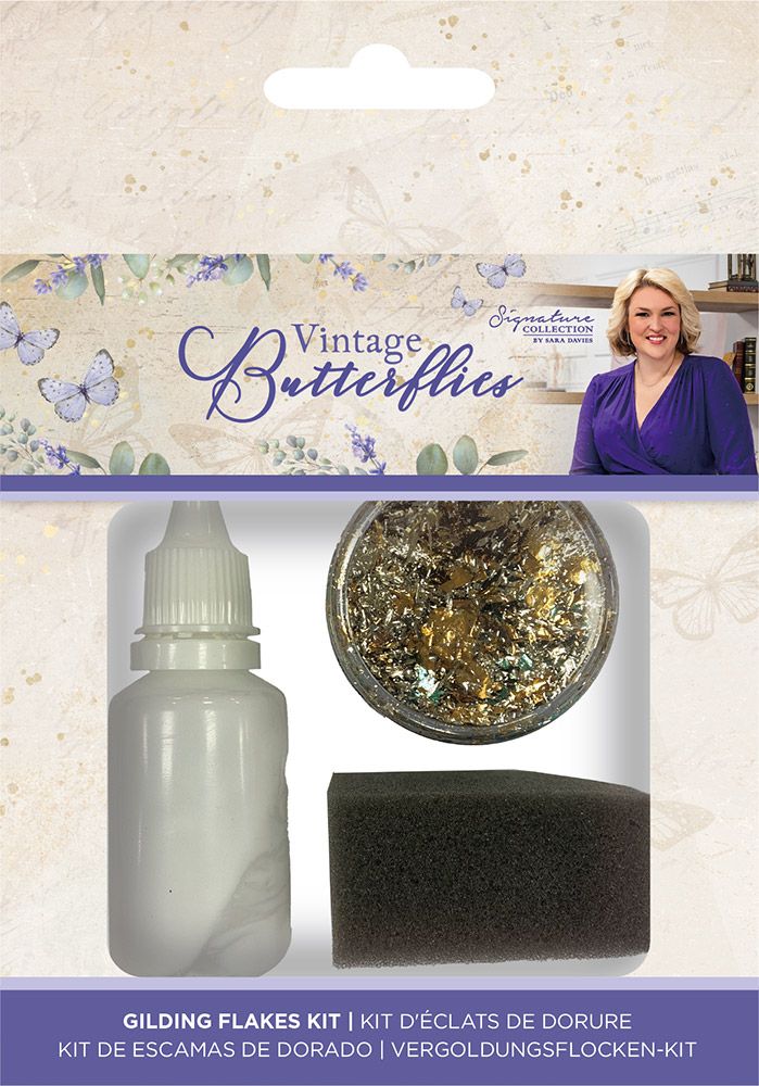 Sara Signature - Vintage Butterflies - Gilding Flakes