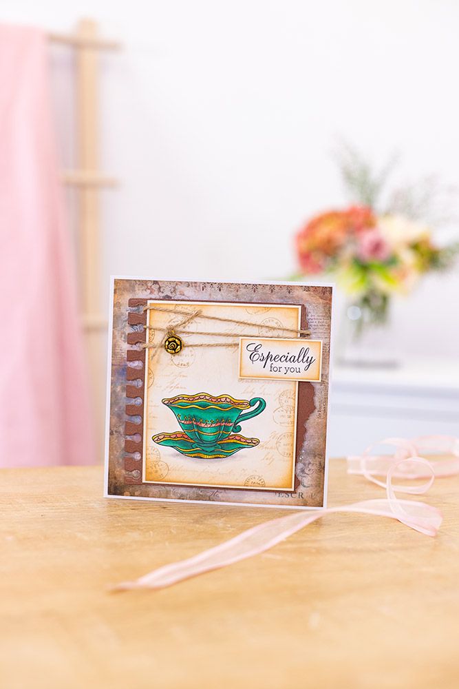 Vintage Diary- Photopolymer Stamp - Adorning Sentiments