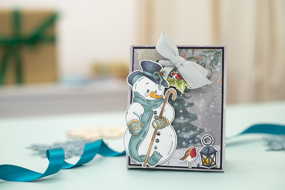 Vintage Snowman 12 x 12" Paper Pad