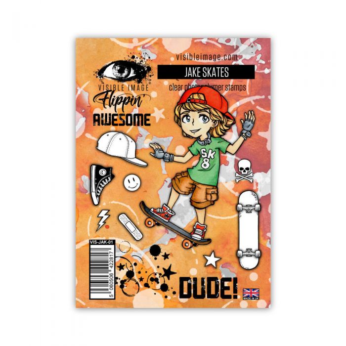 Visible Image Jake Skates Stamp Set
