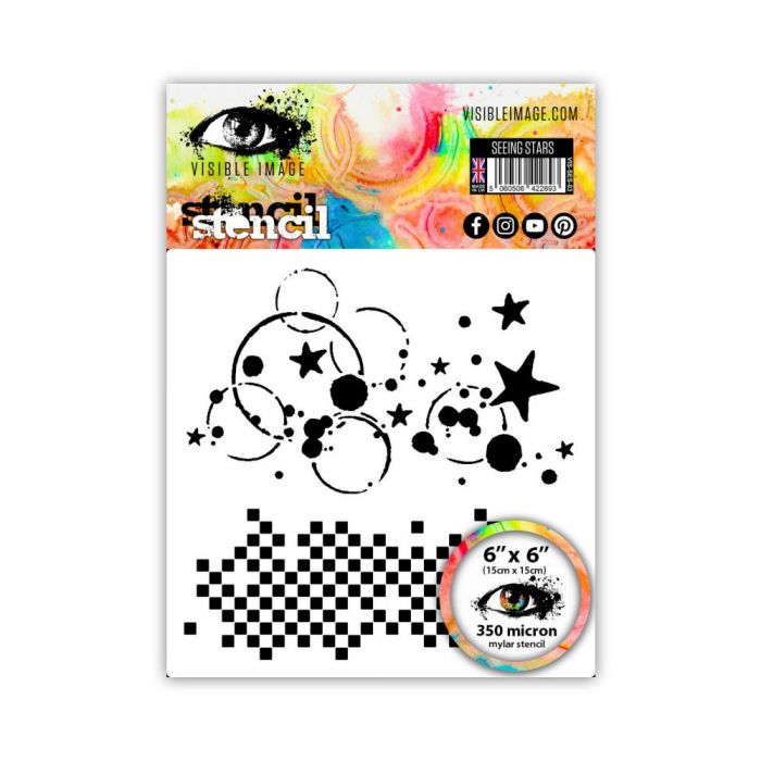 Visible Image Seeing Stars Stencil