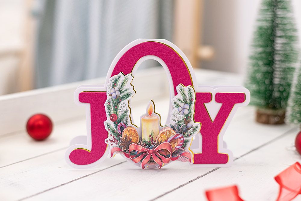 Gemini Winter Floral Elements Die - Candlelit Christmas