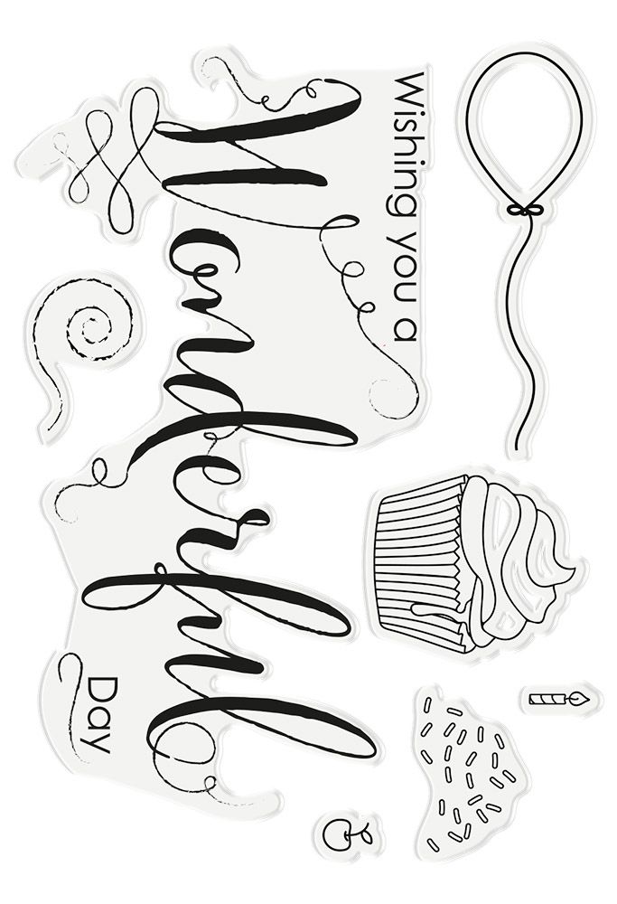 Sharon Callis - A6 Photopolymer Stamp - Wonderful