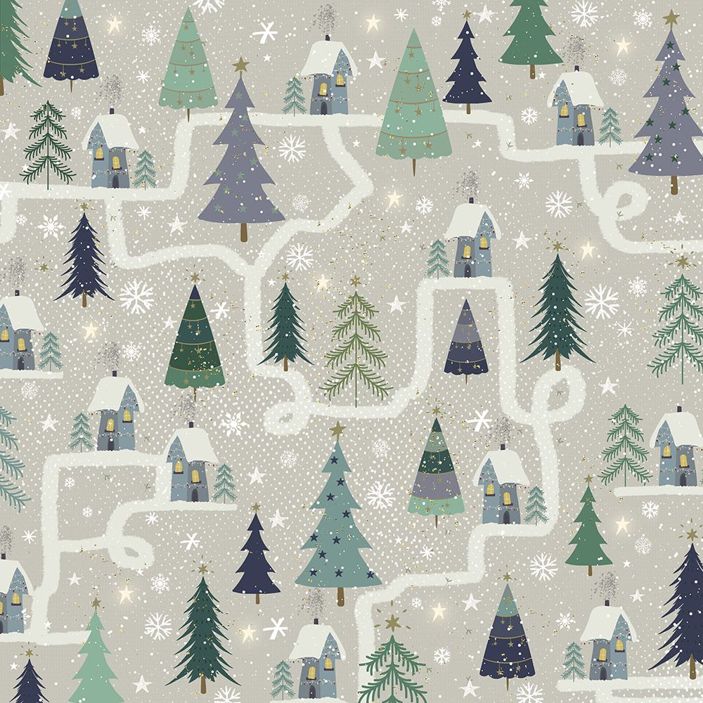 Crafter's Companion Winter Solstice Paper Pad, 12 x 12 Inch