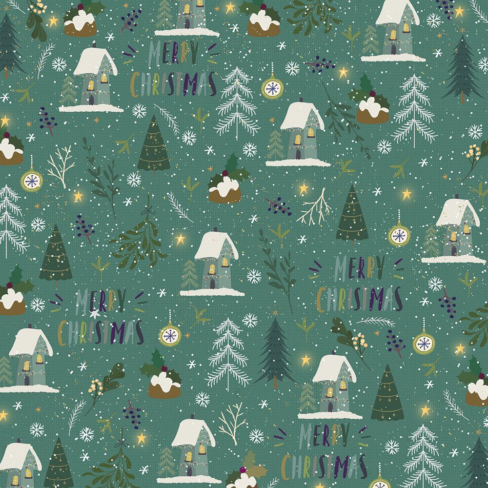 Crafter's Companion Winter Solstice Paper Pad, 12 x 12 Inch