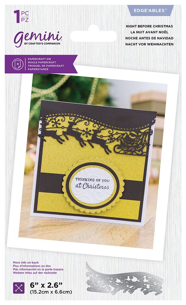 Gemini Edgeable Die - Night Before Christmas