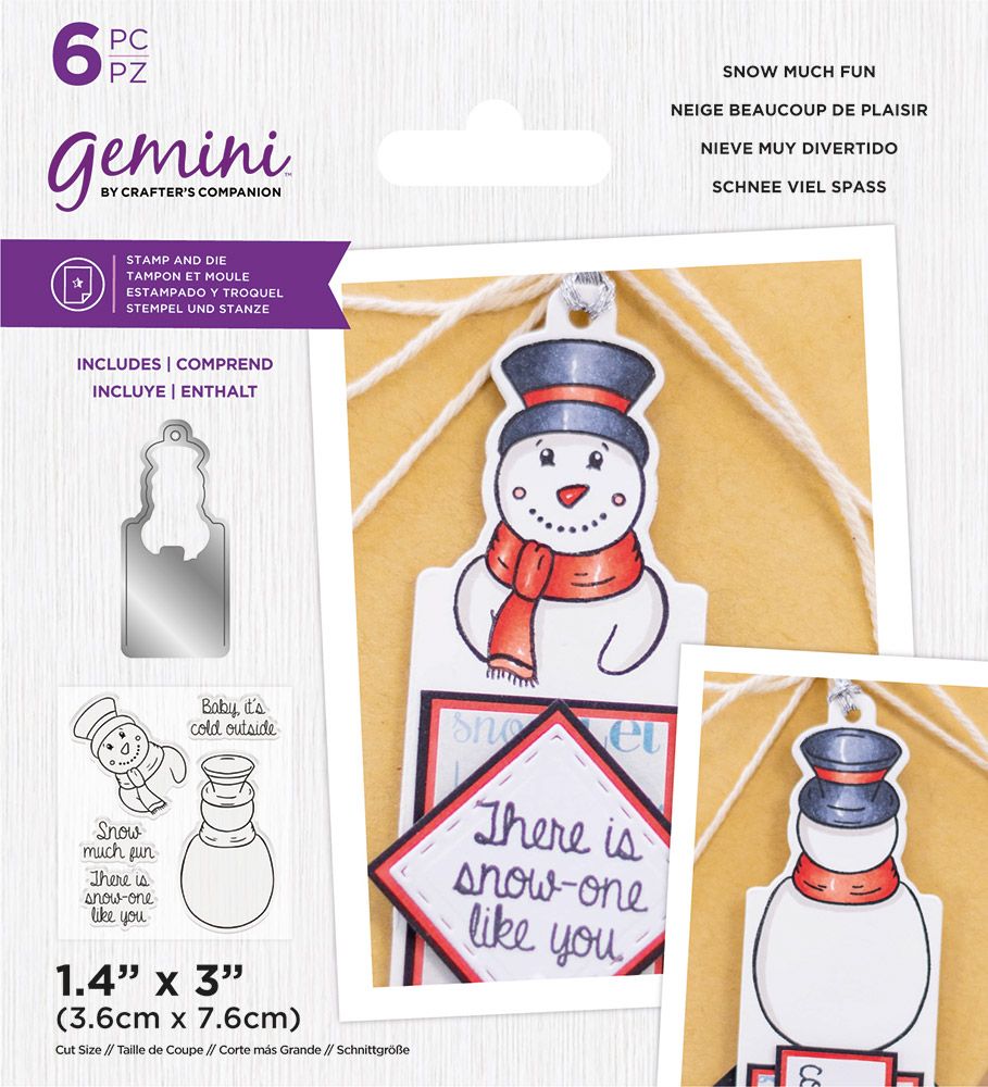 Gemini Stamp & Die - Snow Much Fun
