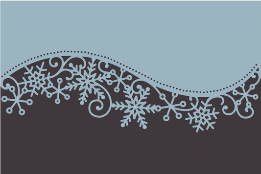 Gemini Edgeable Die - Dancing Snowflakes