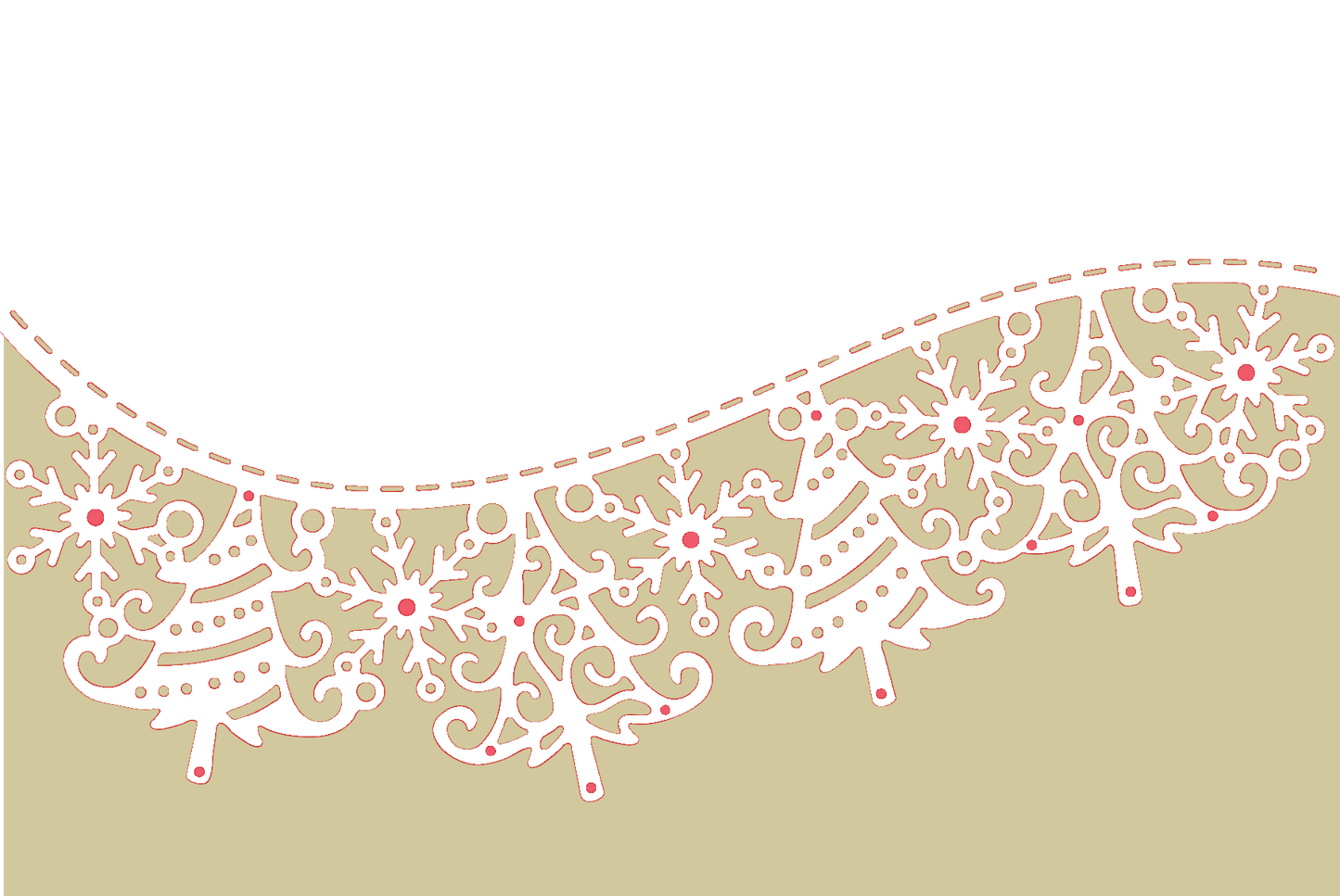 Gemini Edgeable Die - Traditional Trees