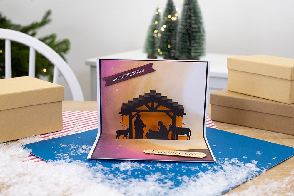 Gemini - Create A Card - Christmas Pop Out - Nativity Scene