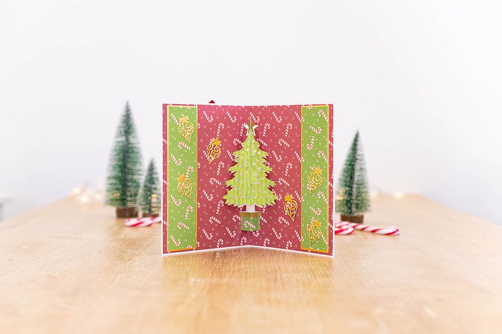 Gemini - Create A Card - Christmas Pop Out - Festive Christmas Tree