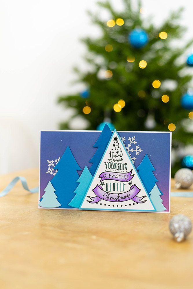 Crafters Companion Photopolymer Stamp - Merry Little Christmas Tree