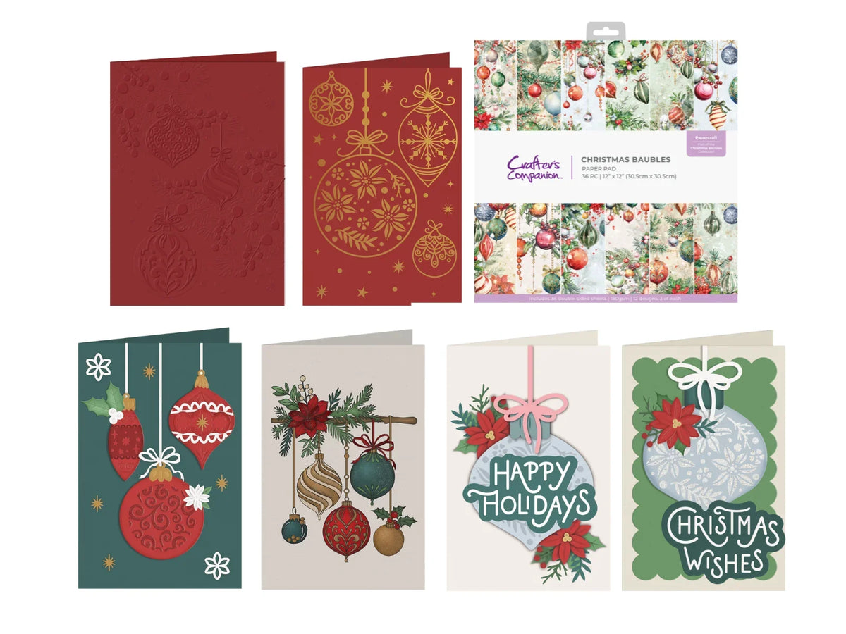 Crafter's Companion Christmas Baubles