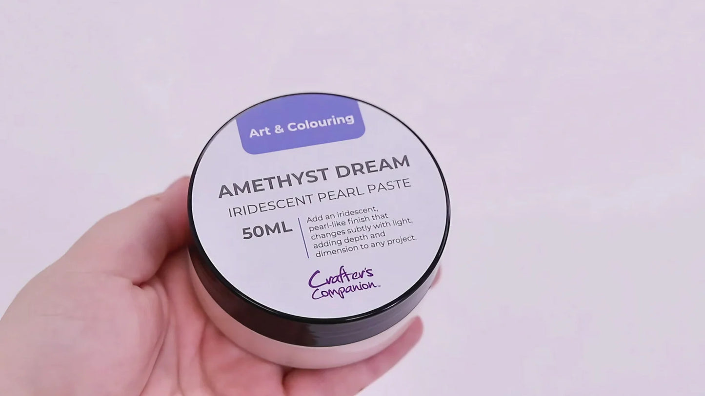 Crafters Companion Iridescent Pearl Paste - Amethyst Dream