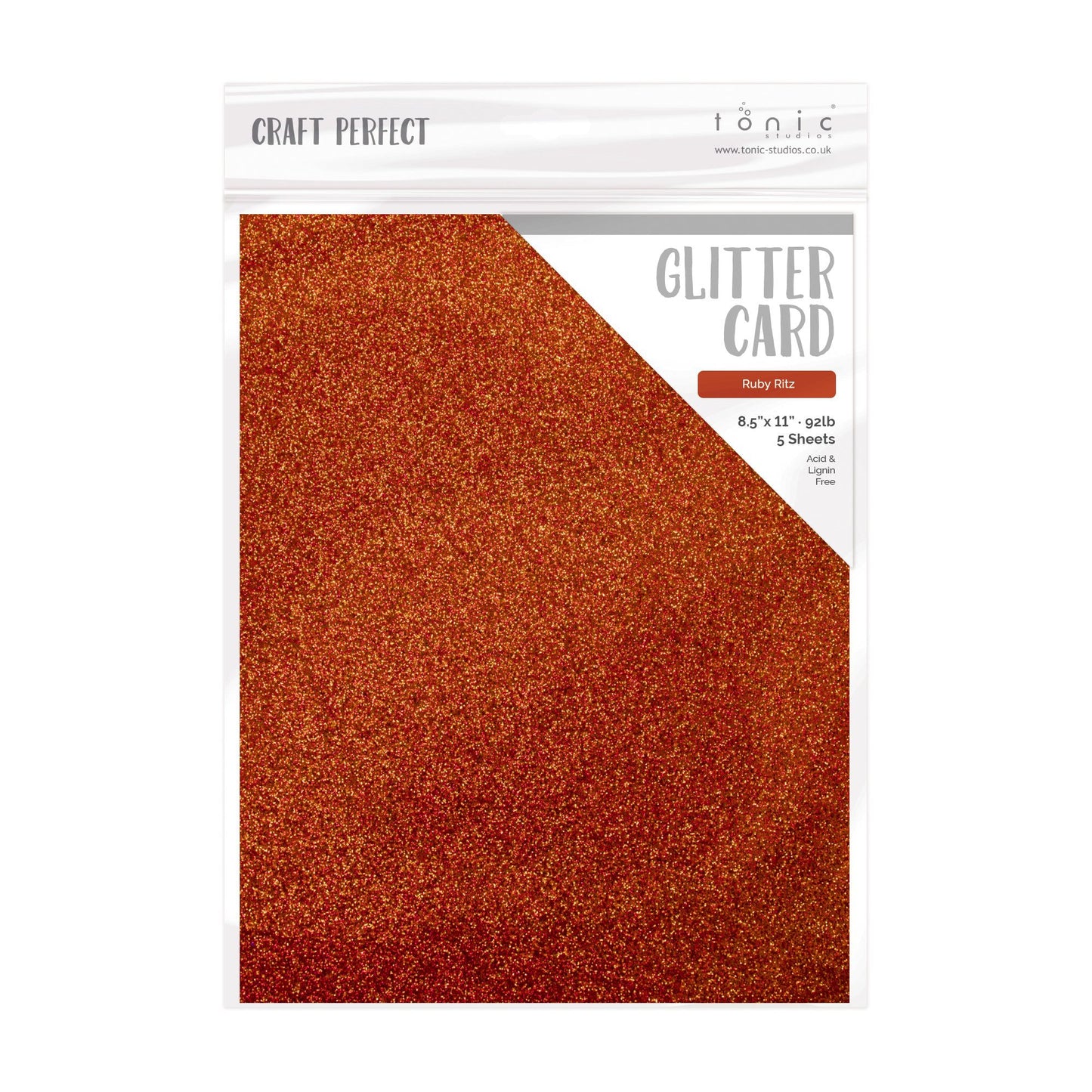 Craft Perfect 8.5x11 Glitter Cardstock