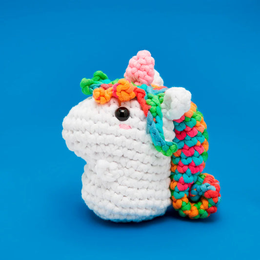 WOobles -Billy the Unicorn Rainbow Crochet Kit