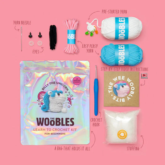 WOobles - Billy the Unicorn Crochet Kit