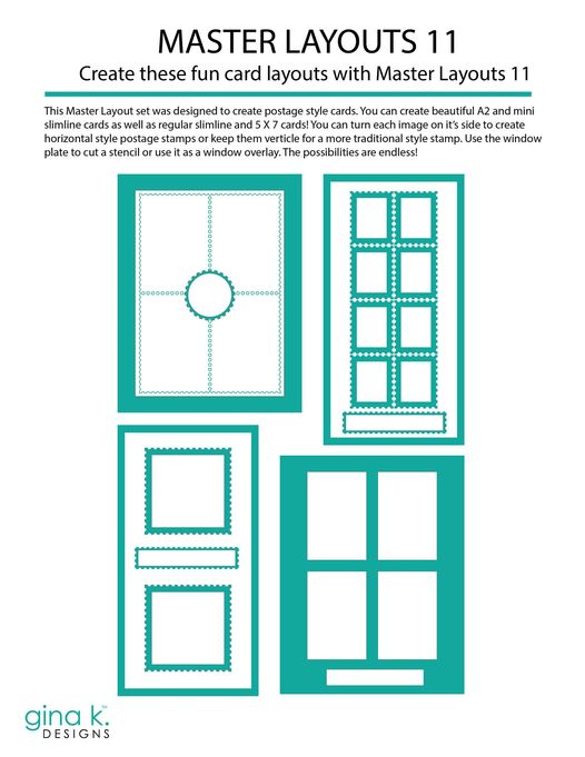 Gina K. Designs DIE- Master Layouts 11