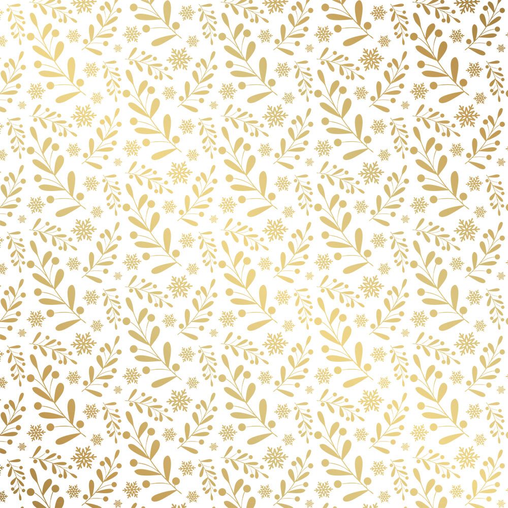 Crafters Companion Luxury Foiled Acetate Pack - Festive Gold and Silver