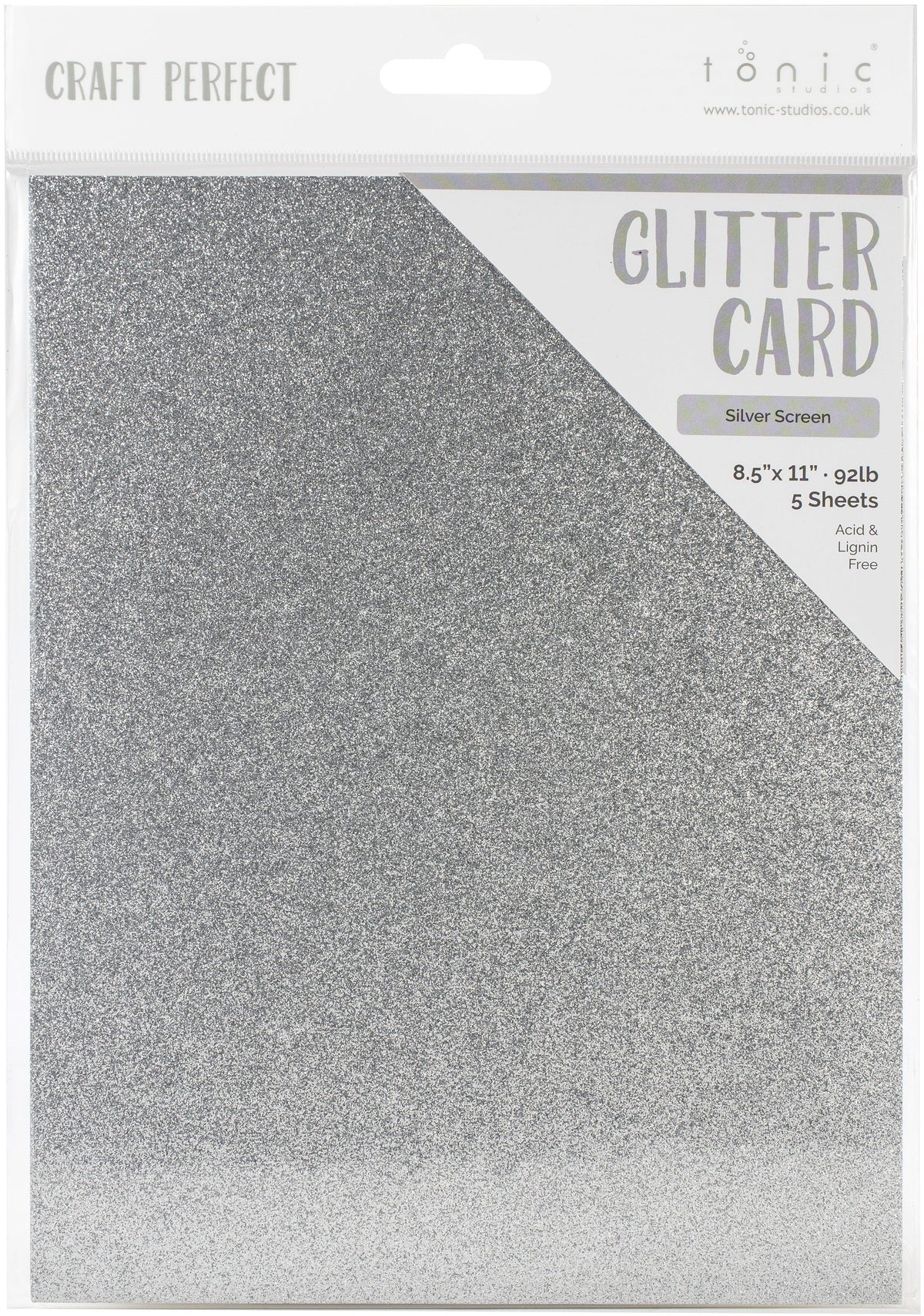 Craft Perfect 8.5x11 Glitter Cardstock