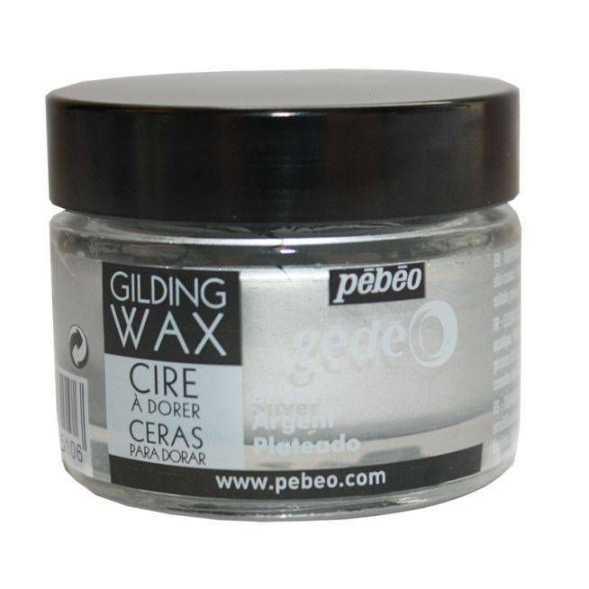 Pebeo Gilding Wax Silver - 30ml pot