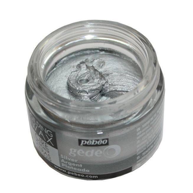 Pebeo Gilding Wax Silver - 30ml pot